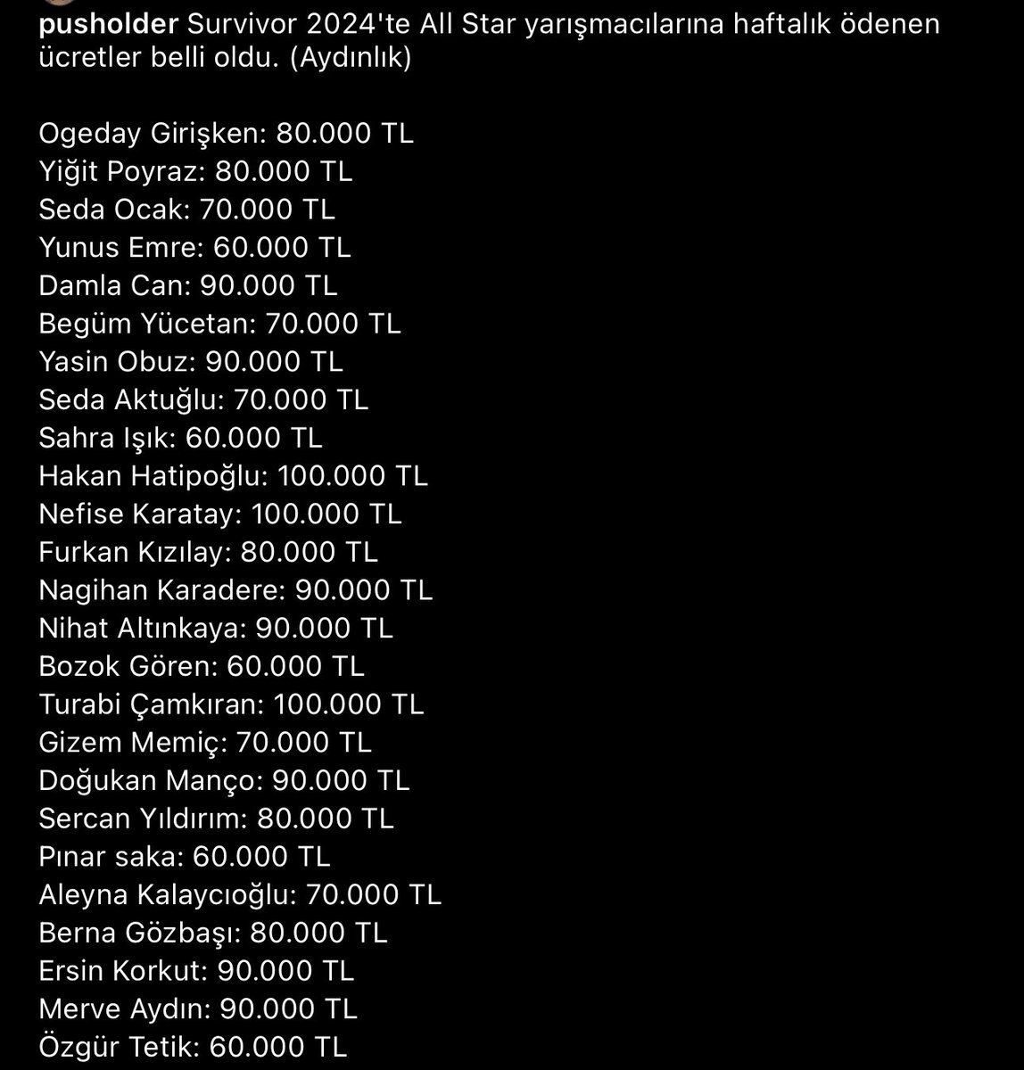 ben survivora gidiyom allaha emanet