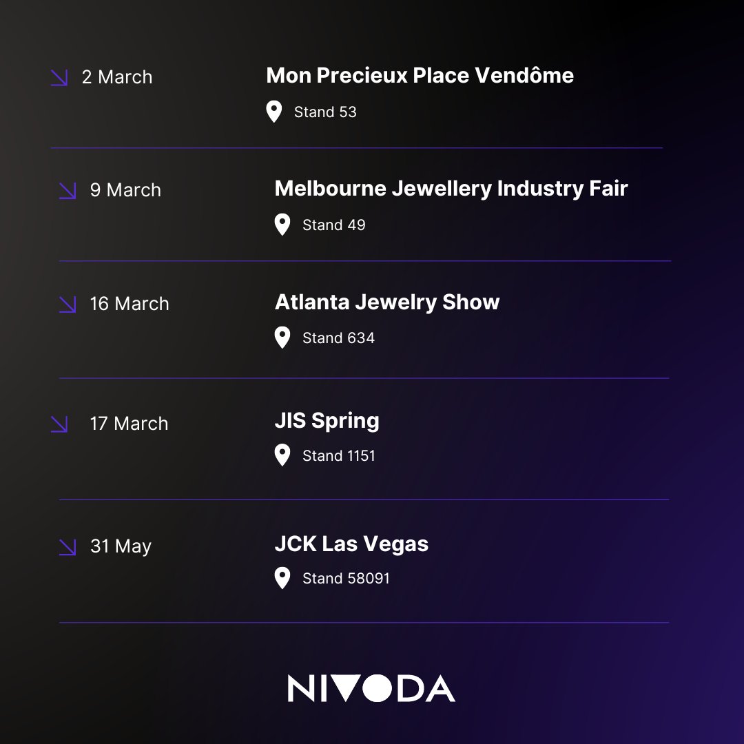 Our events calendar is looking pretty exciting over the next few months as we travel across the world to showcase our innovative platform, explore the latest trends shaping the industry and connect with valued customers and new connections! Who's joining us? 💪