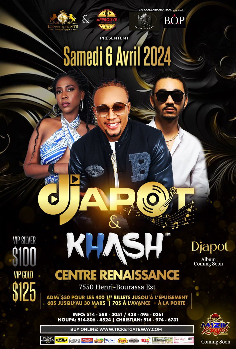 dwetmedamyo's tweet image. @khash_empire x djapot_official LIVE IN CANADA🇨🇦  APRIL 6,2024‼️
#khash #theintro #djapot #albumrelease #canada