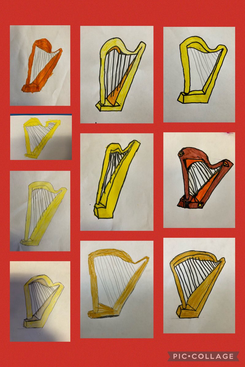 Look at our wonderful Welsh harps 🎶 #DyddMiwsigCymru <a href="/UpperRhymneyPS/">Upper Rhymney</a>