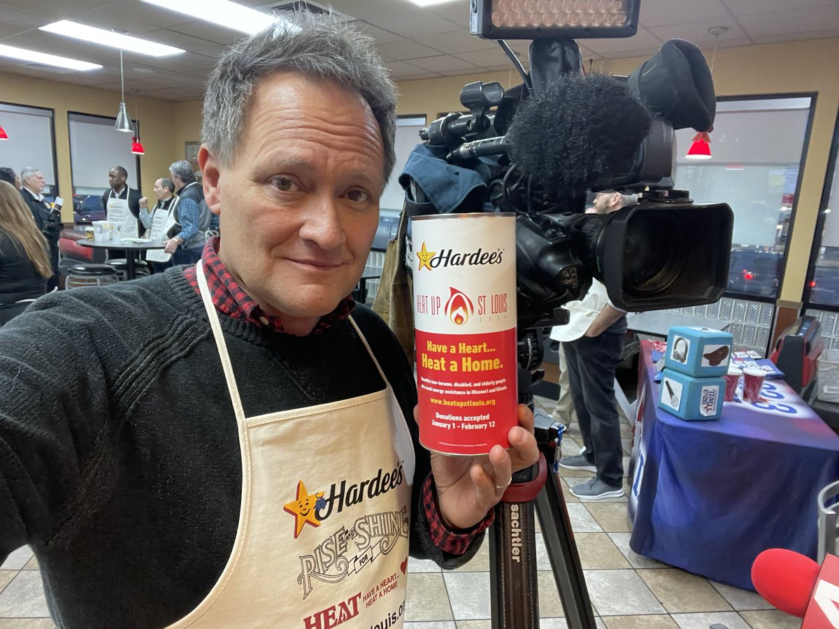 Steven Harris (@harrissteve4) on Twitter photo Helping Hardees help <a href="/HeatUpSTL/">Cooldownstlouis.org</a> heat homes…say that 5 times fast. Or better yet, buy a biscuit! Helping Hardees help <a href="/HeatUpSTL/">Cooldownstlouis.org</a> heat homes…say that 5 times fast. Or better yet, buy a biscuit!