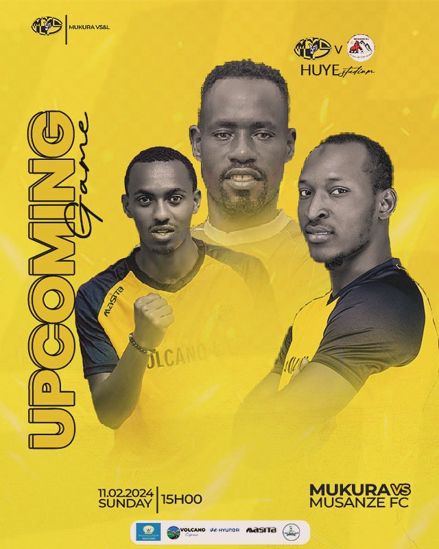 MukuraVS's tweet photo. Mu mikino 10 iheruka kuduhuza na Musanze FC , Twatsinzemo imikino 5 ,tunganya 2 dutakaza 3 .
Kuri iyi nshuro , gutsinda Musanze FC biradushyira mu ma Equipe 3 yambere,💛🖤Murabizi ?
Mureke twese duhurire muri Stade Huye kucyumweru
#Ubwitonzi #Ishyaka #Gutsinda
#MukuraTwaje https://t.co/zzkhc0Xf1L