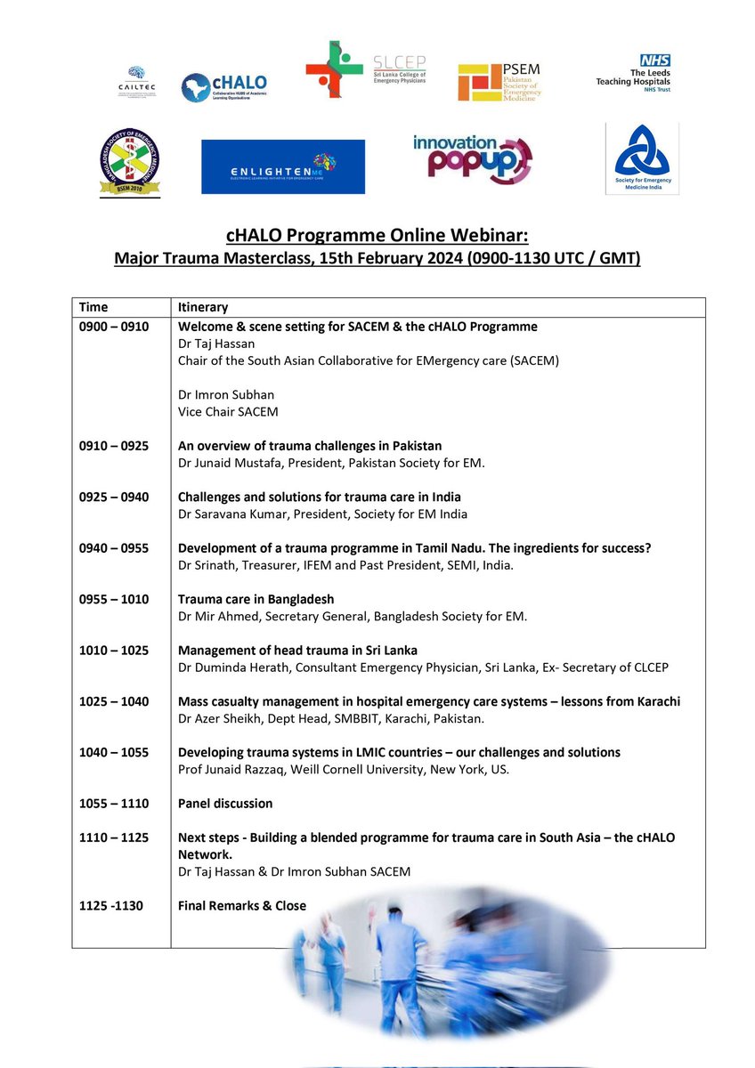 Mir Saaduddin Ahmad (@drmirahmad) on Twitter photo Trauma related webinar as part of a regional collaboration led by <a href="/tajekbhassan/">Taj Hassan</a>. Feel free to share and join. Trauma related webinar as part of a regional collaboration led by <a href="/tajekbhassan/">Taj Hassan</a>. Feel free to share and join.