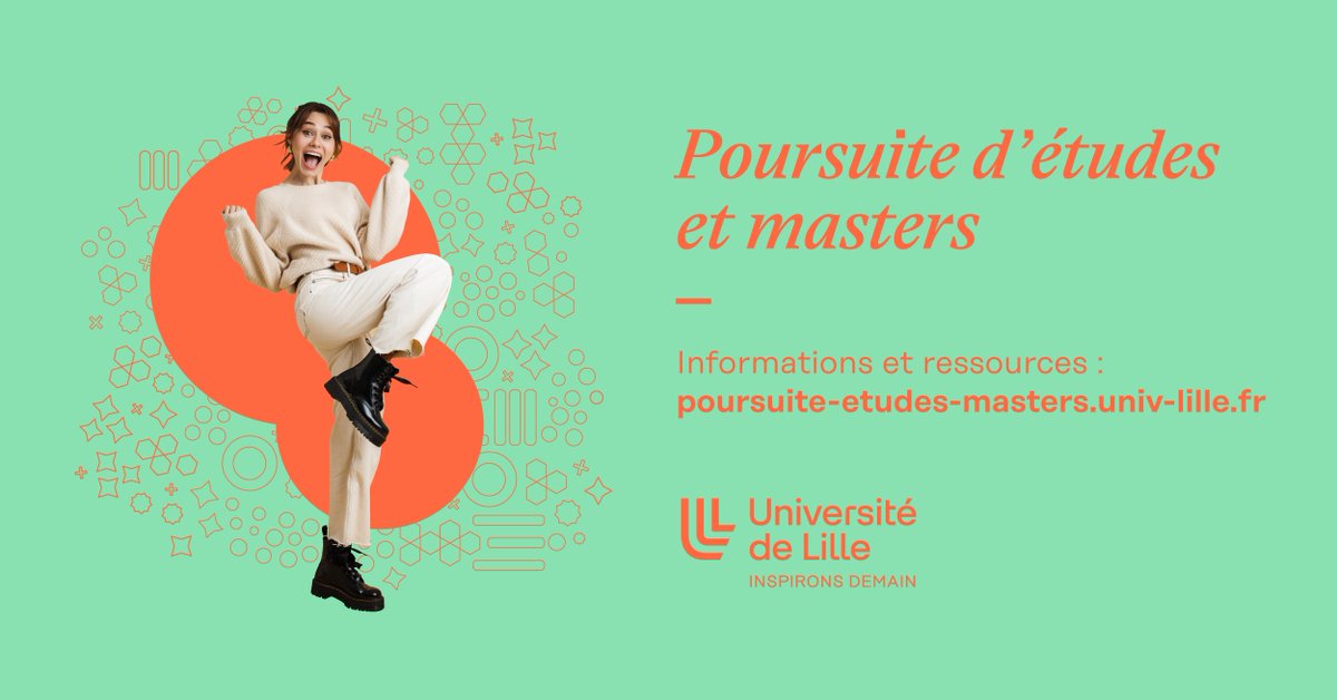 Vous souhaitez candidater à un master de l'Université de Lille et vous avez besoin d'aide pour candidater ?

Ateliers/permanences pour préparer et booster vos candidatures, live Youtube... les services de l'université vous accompagnent 🤝

👉 ent.univ-lille.fr/etu/actu/luniv…

#MonMaster