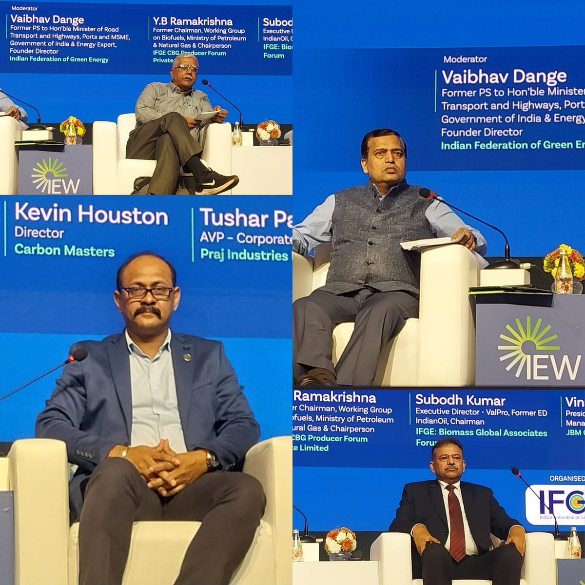 BGAFtweets's tweet photo. Our Leadership Team led by Shri @sanjayganjoo &amp; Shri @Subodh_Satat showcased @IndianIfge at @IndiaEnergyWeek Goa and conducted a Special Session on CBG apart from Key Meetings and MsOU

We look forward to 3rd Edition of India Energy Week at New Delhi from 11 to 14 February 2025 https://t.co/bldrMOE7TE