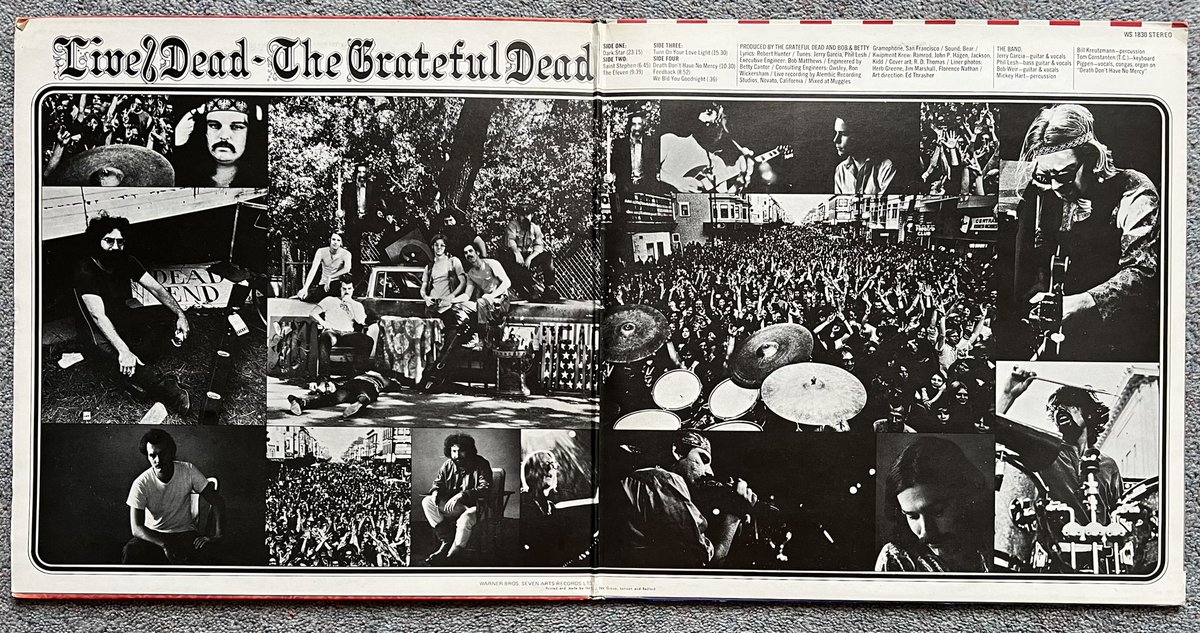 JonSavage1966's tweet image. Bought OTD in 1972: you can tell what I was doing. The peak of my wannabe hippie phase: white light abounds on St Stephen and Dark Star 💥