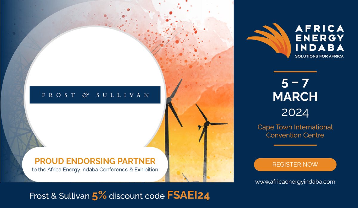 🌍 Join us next month at the <a href="/EnergyIndaba/">Africa Energy Indaba</a> Conference and Exhibition! 🚀
📆 Mark your calendar: 5-7 March 2024
📍 Where: Cape Town International Convention Centre

Don't miss your chance by registering today - lnkd.in/dRtVe_Mk

#helpingafricagrow #energy #africa