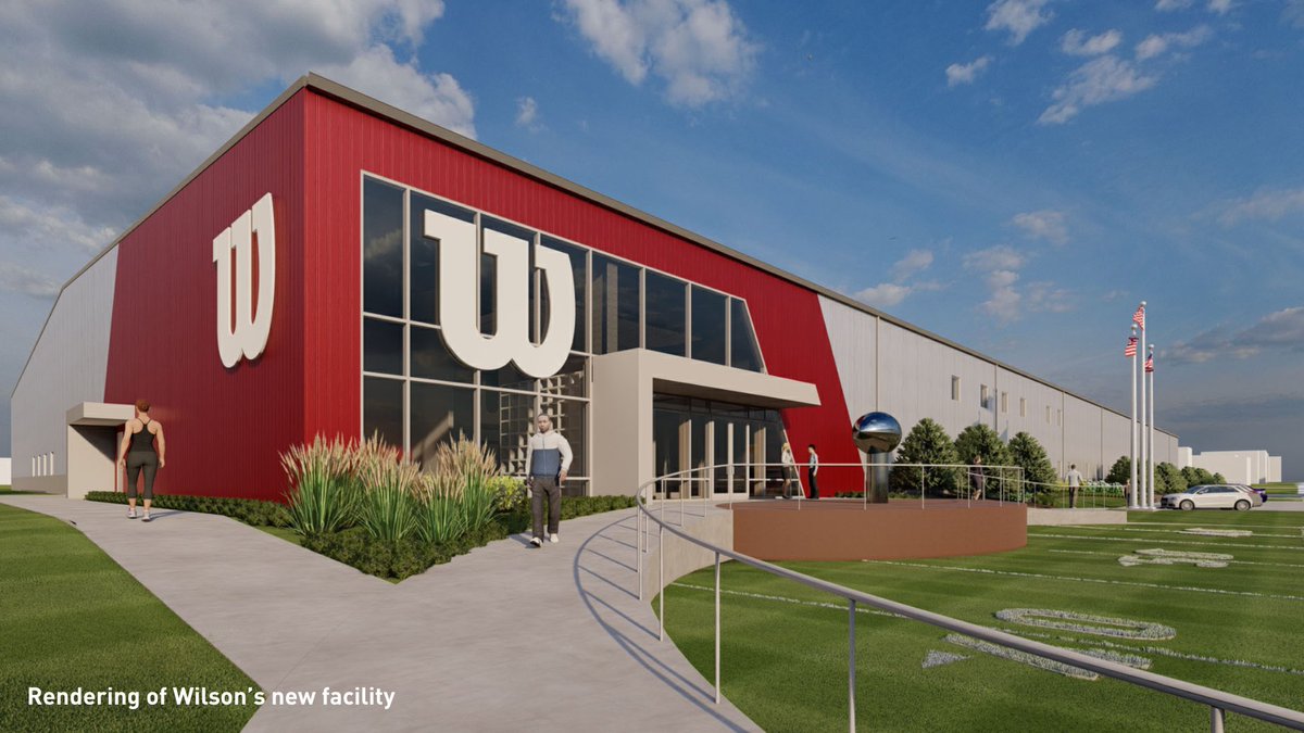 #DYK? Since 1955, every 🏈 used in an <a href="/NFL/">NFL</a> game has been made by <a href="/WilsonFootball/">Wilson Football</a> in Ada, OH. When Wilson needed a bigger facility to meet demand, we were 1 of the community partners that helped make it possible for them to continue their legacy in NW OH. #Chiefs #49ers #BigGame
