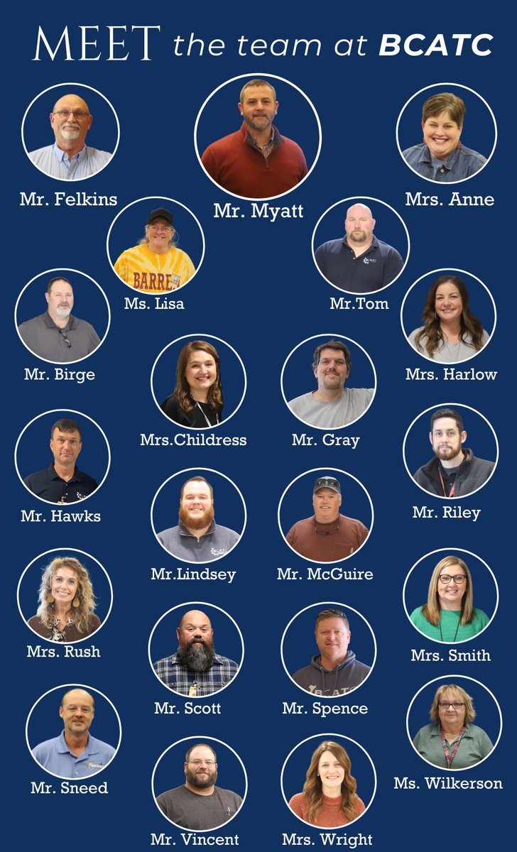 It's CTE Month so let's meet the team at the ATC!

"None of us, including me, ever do great things. But we can all do small things, with great love, and together we can do something wonderful." - Mother Teresa

#traintodayowntomorrow #CTEWorks #kyctemonth