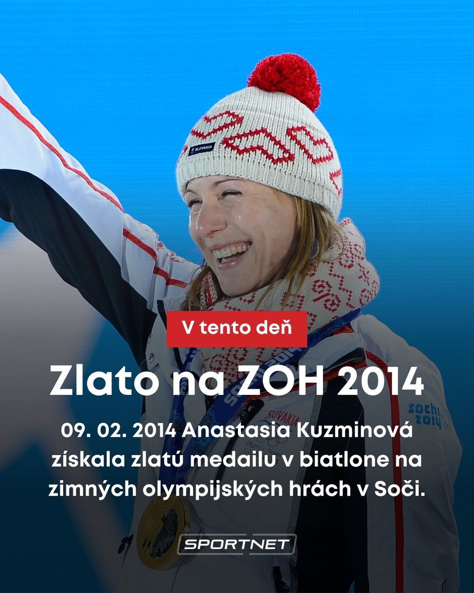 👉🏻Anastasia Kuzminová pred 10 rokmi vyhrala zlato v šprinte na zimných olympijských hrách v Soči.🥇

💪🏻Ako prvá biatlonistka dokázala obhájiť zlato na ZOH v disciplíne!👏🏻

#sport #sportnet #biathlon #biatlon #anastasiakuzmina #zlato #zoh2014