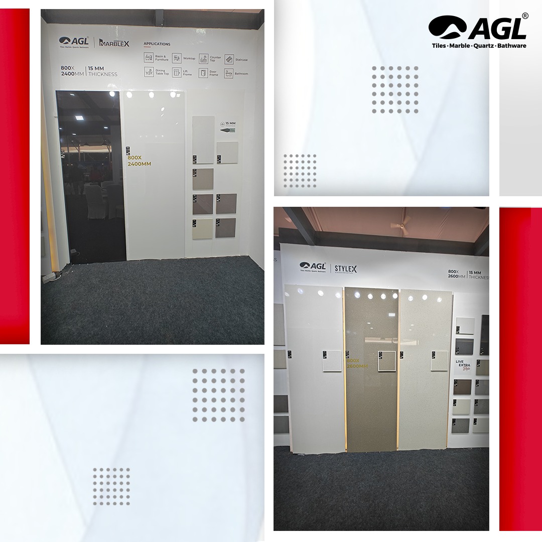 AGLTILESWORLD's tweet photo. It gives us great pleasure to bring our signature style and innovation to Credai Kolhapur's Dalan 2024 Exhibition! 

#AGL #AGLTiles #Kolhapur #CREDAI #Dalan2024 #Exhibition #Stylex #LargeSlab #Marblex #HarHinudustaniKiPasand https://t.co/m26VFUFR5W