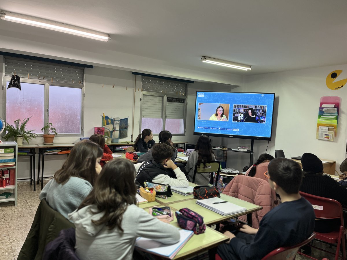 👩‍🔬 Adiantámonos á celebración do #DiaMullerNenaNaCiencia asistindo ao webinario  #AquaeSTEM co estudantado do Vilas Alborada en <a href="/PazodeRaxoi/">Concello de Santiago</a>.  Ver o entusiasmo e curiosidade das nenas na charla con <a href="/gisbanos/">Gisela Baños</a> foi do máis inspirador e estimulante. O futuro é feminino e #STEM!💪