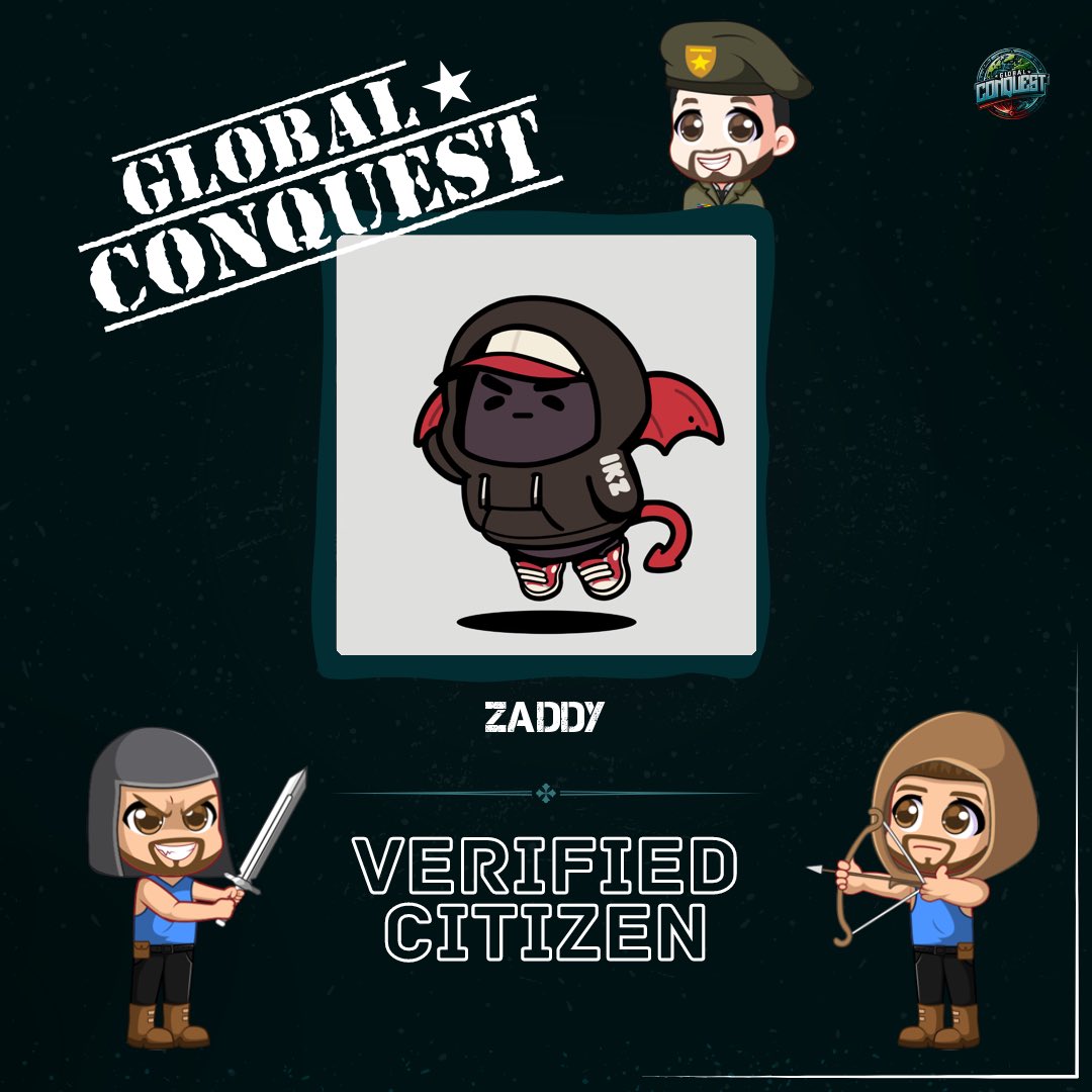 Zaddy (@zaddy_fi) on Twitter photo Have you claimed your badge for <a href="/GlobalConquest_/">Global Conquest</a> yet? 👀
Contest running for GTD WL, drop your badge in the comments Have you claimed your badge for <a href="/GlobalConquest_/">Global Conquest</a> yet? 👀
Contest running for GTD WL, drop your badge in the comments