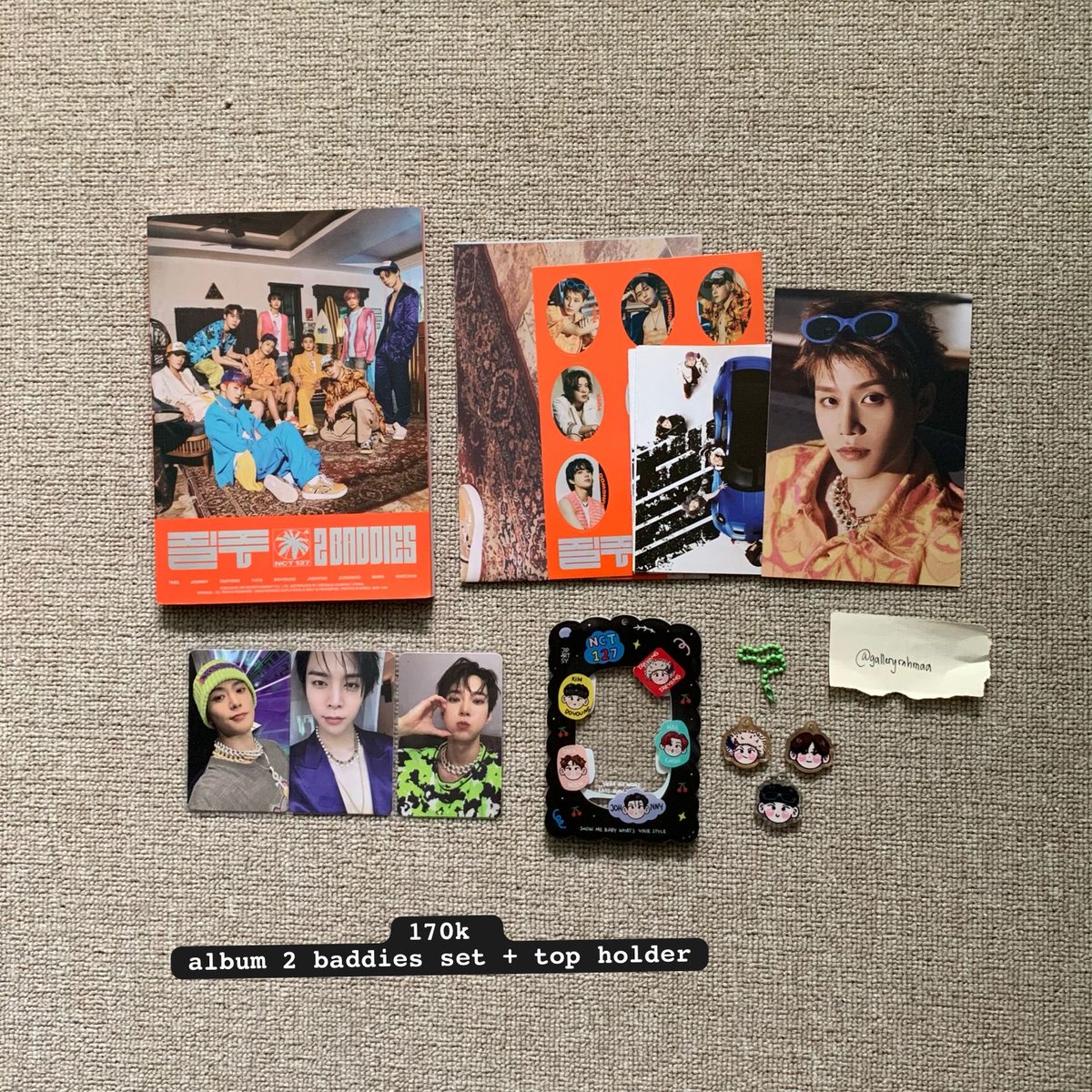 chubbyblaem's tweet photo. help rt‼️
Want To Sell / WTS トレカ 交換 NCT 

Album 2baddies unsealed pc jaehyun, doyoung, johnny &amp; card holder 
Photocard all Haechan

📍 Tangerang, INA 
📌 co shopee live disct 50% 
📌inc pack, exc adm shopee/ tokped 7% hnr blocked

wts nct smtown nctuniverse nctdream nct127 https://t.co/Mj3bT6goLy