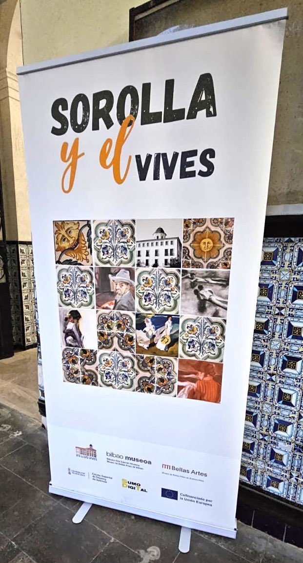 GVAeducacio's tweet photo. ➡️El SA d'Educació visita el CIFP Ciutat de l’Aprenent i l'exposició de Sorolla, realitzada per alumnat de l'IES Lluís Vives amb la coordinació de la seua professora d'Art, Ana María Rivera. https://t.co/tmqSQg2PfR