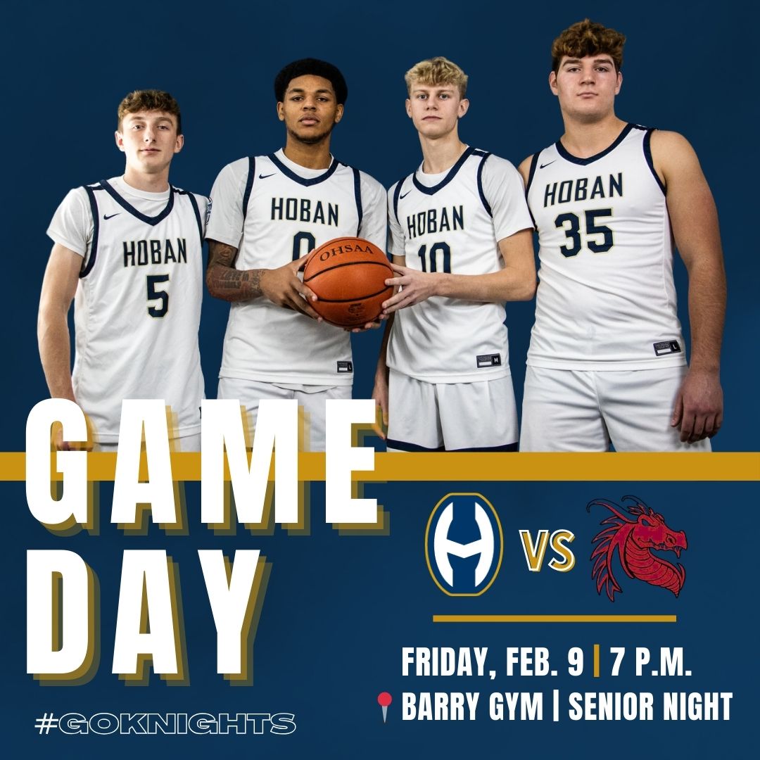 🏀 GAME DAY: <a href="/HobanBasketball/">Hoban Boys Basketball</a> plays East today at 7 p.m. Tonight is Senior Night! #GoKnights 

TICKETS: hoban.org/tickets