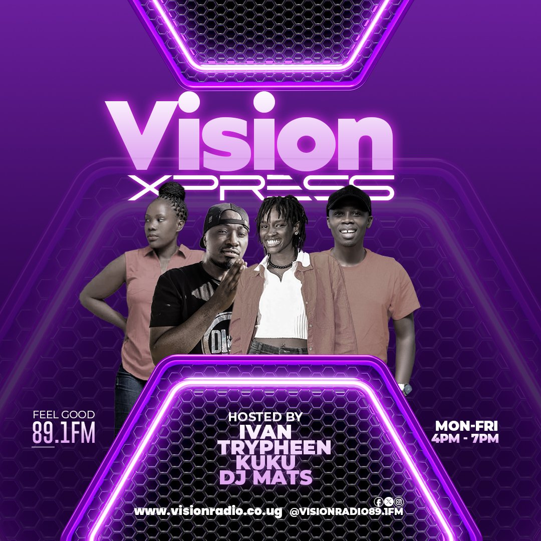 #OnAirNow 
#VisionXpress with @ivaniug, @trypheentrybel1, @kuku_jonah and @DeejMats
89.1fm 📻 🔥🔥