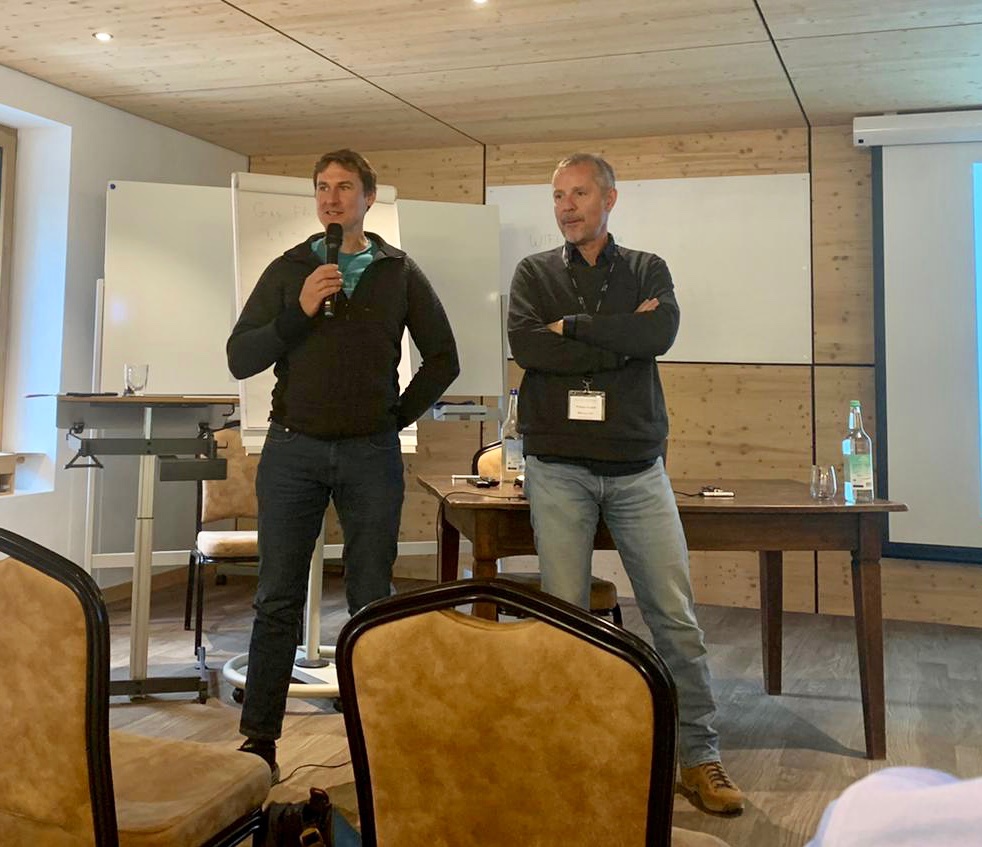 ChamperyPower's tweet photo. … and that’s a wrap: @PJacquod79522 &amp; @florian_dorfler closing the 2024 🇨🇭 @ChamperyPower conference.

Thank y’all for attending! https://t.co/8u6yI8TGZR