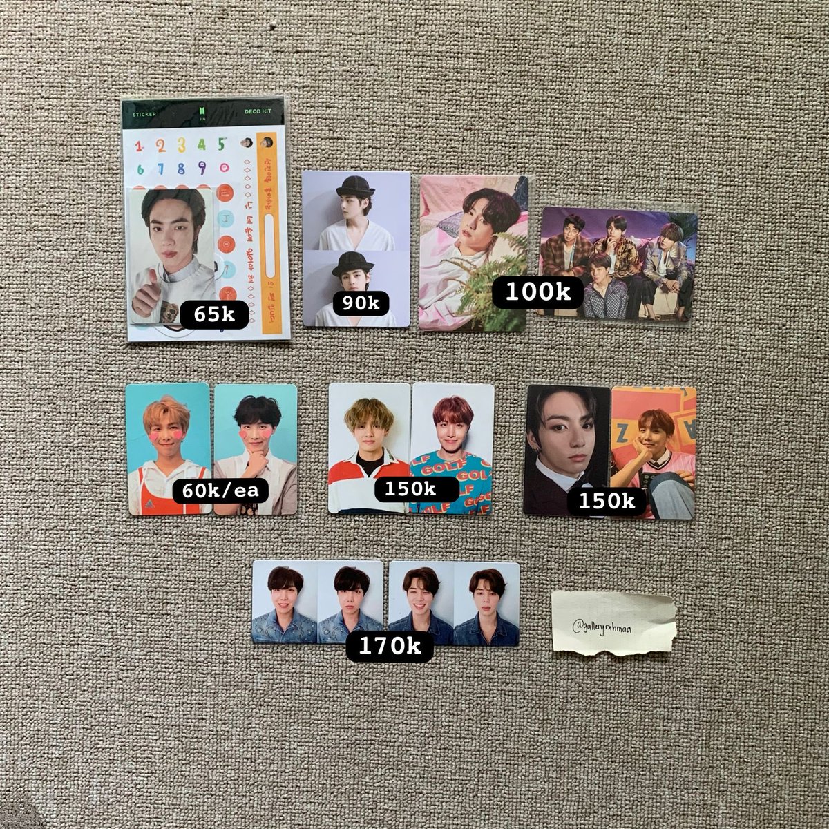 chubbyblaem's tweet photo. help rt‼️
Want To Sell / WTS トレカ 交換  bts

📍 Tangerang, INA 
📌take banyak, avail nego tipis
📌exc adm shopee/ tokped 7% hnr blocked

wts sell BTS 방탄소년단 btsalbumlys btscollector btsarmy https://t.co/g6X3vjYbVQ