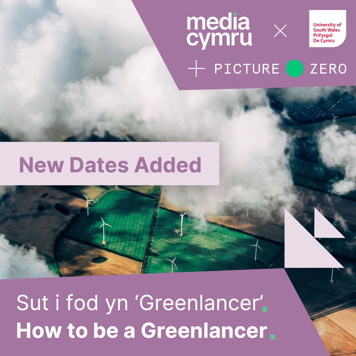 Are you Welsh or a Wales-based screen professional? Apply now for our Greenlancer Training in March:
culture.research.southwales.ac.uk/research/media…