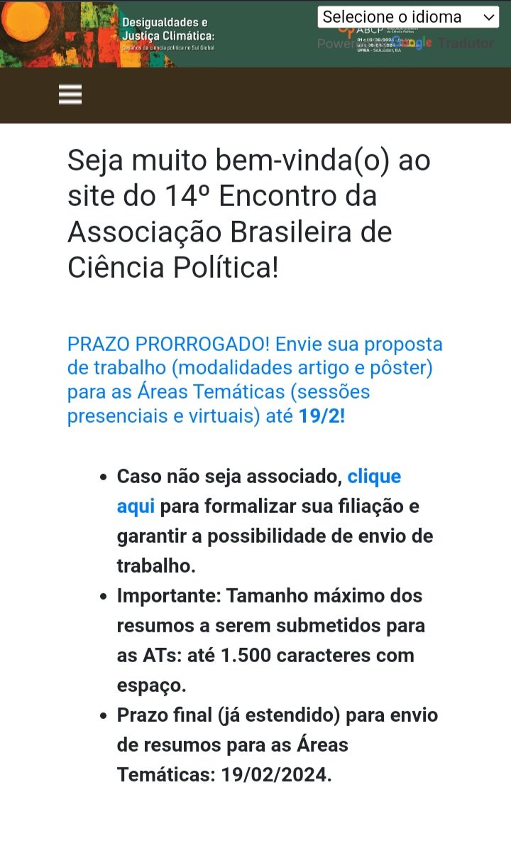 lopesarthur's tweet image. Submissão de resumos Para o 14° Encontro da ABCP pregados para 19/02! 

#cienciapolitica #abcp #submissaodetrabalhos
