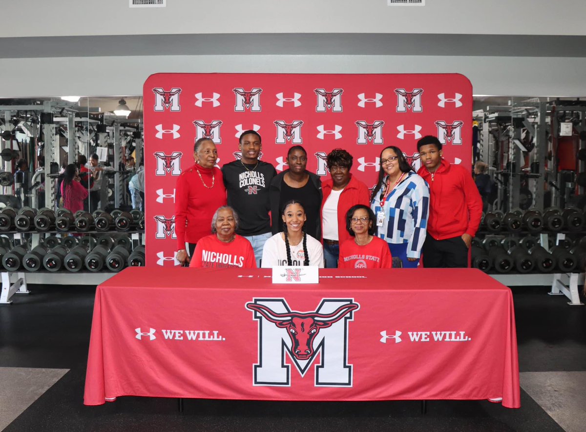 alailaallen's tweet photo. AGTG! I have signed to Nicholls State University to continue my academic and athletic career as a Heptathlon athlete. I thank the Nicholls coaching staff and all my former and current coaches for pushing me to be the athlete I am today! https://t.co/vvkSMhH26r