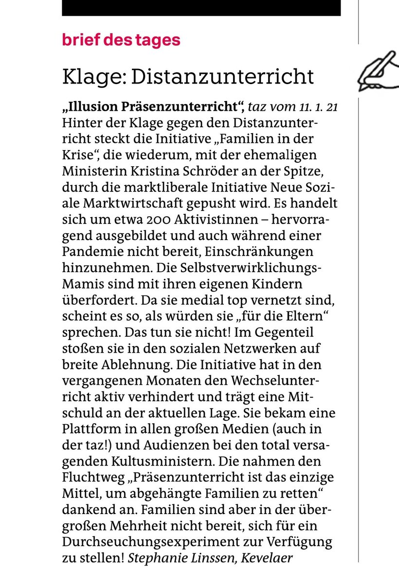 dazugeberin's tweet photo. @AndresMehne @lgoshen Die Wirtschaftslobbyistin @schroeder_k war die Frontfrau vom Kinderhasser- + Zwangsdurchseuchungsfanclub #FIDK und eine der Ersten und Lautesten beim Gekreische, dass Kinder ohne Masken wieder in die Schule gehen müssen!
Scheiß auf die Blagen, Hauptsache Kohle. https://t.co/opFQWN0VuC