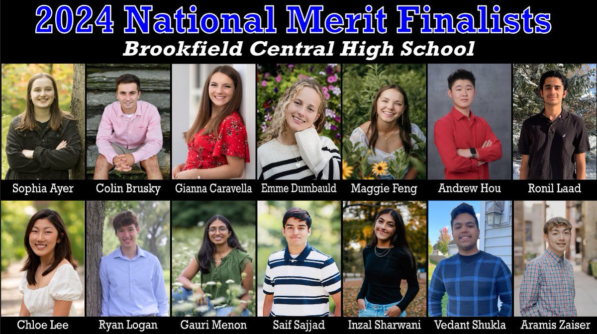 BCHS_SDE's tweet photo. Congratulations to our 14 @nationalmerit Finalists! A tremendous honor for the students, their families and the BC Community!

https://t.co/KvIWPfYh48 https://t.co/RpX7EGKItf