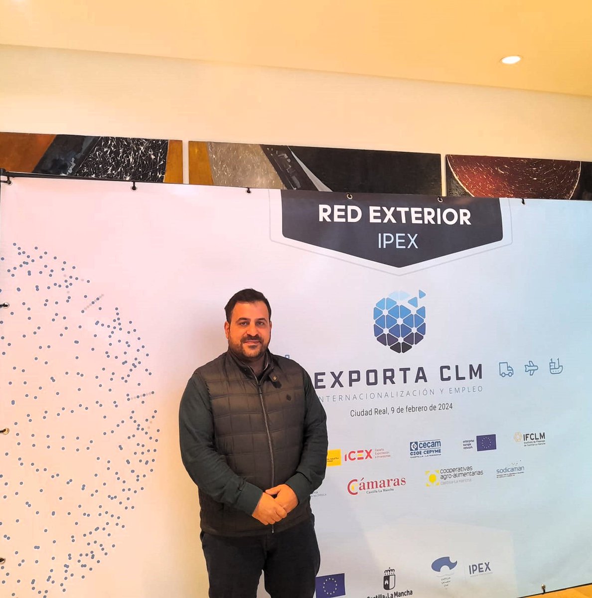 itecam_CT's tweet photo. Nuestro compañero, Raul Benedicto, ha asistido al evento #EXPORTACLM organizado por el @Ipex_clm, en el Paraninfo de la @uclm_es de Ciudad Real.
Sin duda, una oportunidad única para ampliar nuestros horizontes comerciales y conectar con otros líderes del sector. https://t.co/eMe3fstxWF
