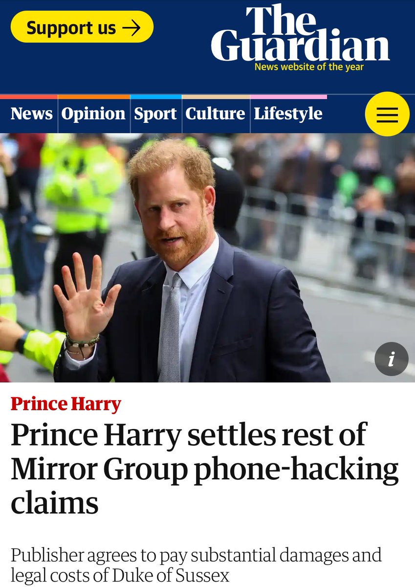 SholaMos1's tweet photo. Ladies and Gentlemen, Prince Harry wins against British media! We love to see it 👏🏽 Congratulations Harry 👍🏽
Shitbags Piers Morgan &amp; phoney royalists will be gnashing their teeth. I’m here for the ☕️ As for the Royal Family, they won’t be pleased Harry is proved right again. https://t.co/3xPeJcv3TA