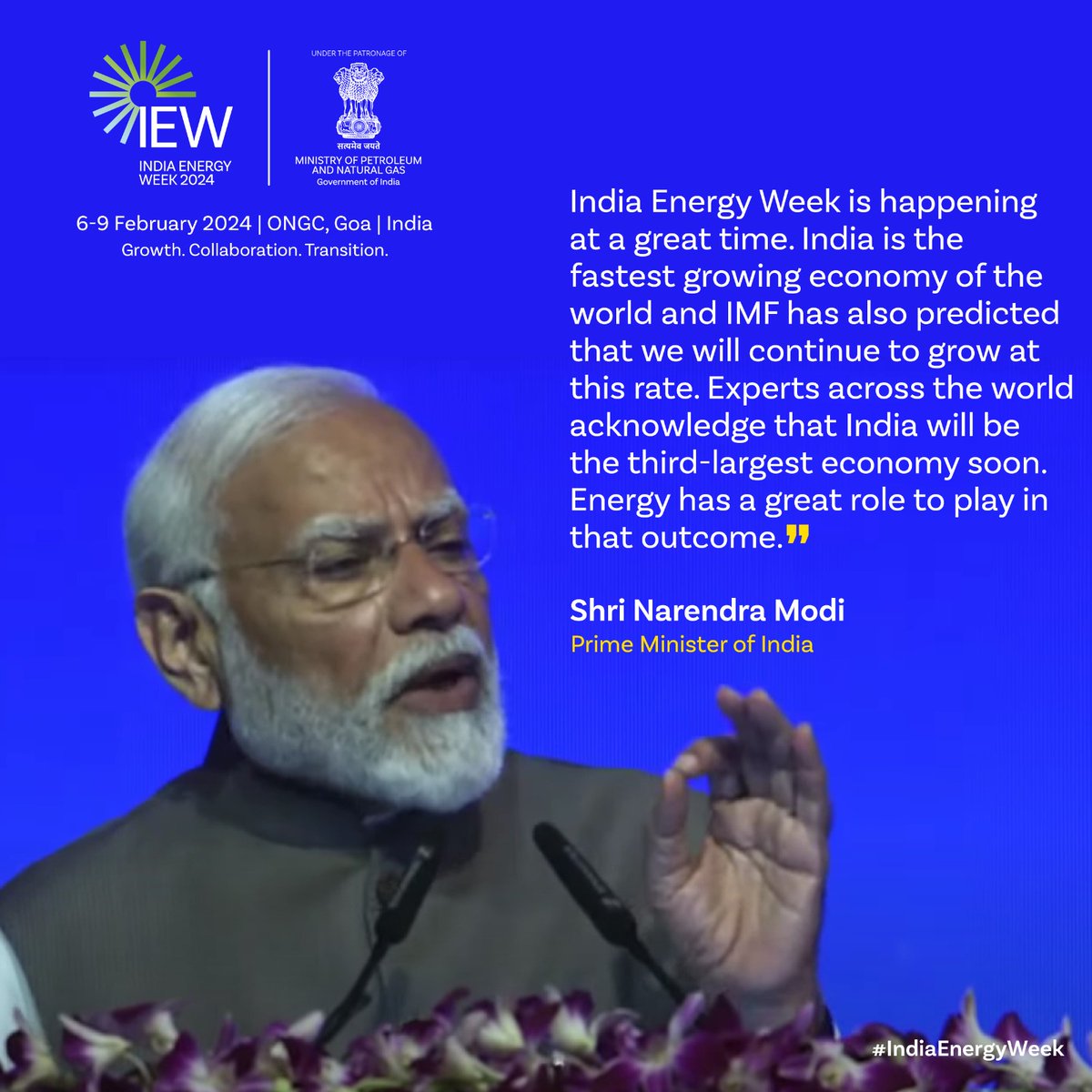 RDXThinksThat's tweet photo. The @IndiaEnergyWeek showcased Bharat under aegis of Team @HardeepSPuri and Leadership of Team @narendramodi with very fruitful Ideations

Glad to observe @IndianIfge @BGAFtweets @biogasindia showcasing the CBG Sector at the Event

Bharat must focus on Decarbonisation of Hard-to-Abate Sectors, Energy Transition Roadmap and above all put Energy Security as an Instrument of National Power by ascribing the Subject under Union List alone, as that will enthuse Investments, ToT and Collaborations

Look forward to India Energy Week 2025 at New Delhi from 11 to 14 February 2025, as Bharat surges ahead in its Mission #NetZero2070 through #AatmanirbharBharat

JAI HIND 🇮🇳