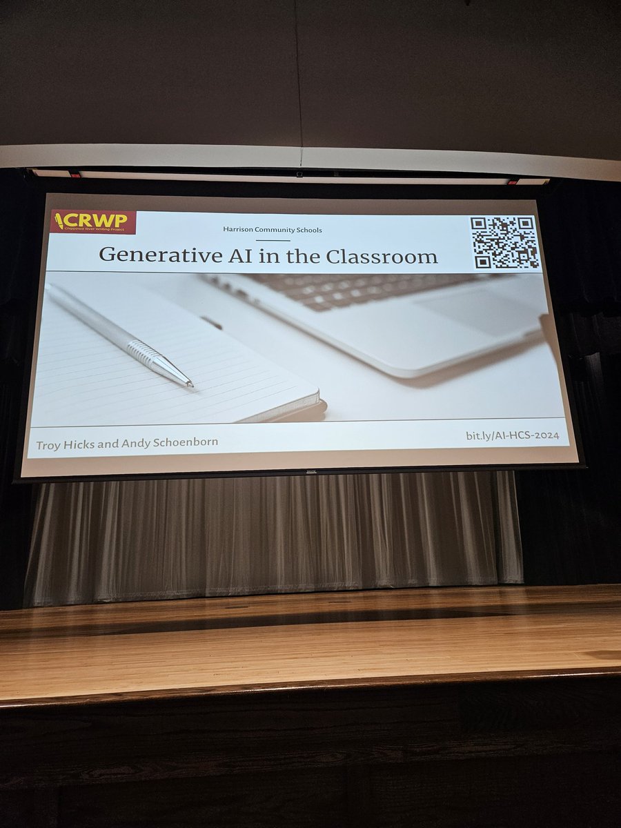 Heather Jensen (@hmjensen31) on Twitter photo What a great kick off to our day of learning!! <a href="/hickstro/">Troy Hicks</a> <a href="/aschoenborn/">Andy Schoenborn</a> <a href="/HCShornetnation/">Harrison Community Schools</a> #hornetnationpride What a great kick off to our day of learning!! <a href="/hickstro/">Troy Hicks</a> <a href="/aschoenborn/">Andy Schoenborn</a> <a href="/HCShornetnation/">Harrison Community Schools</a> #hornetnationpride