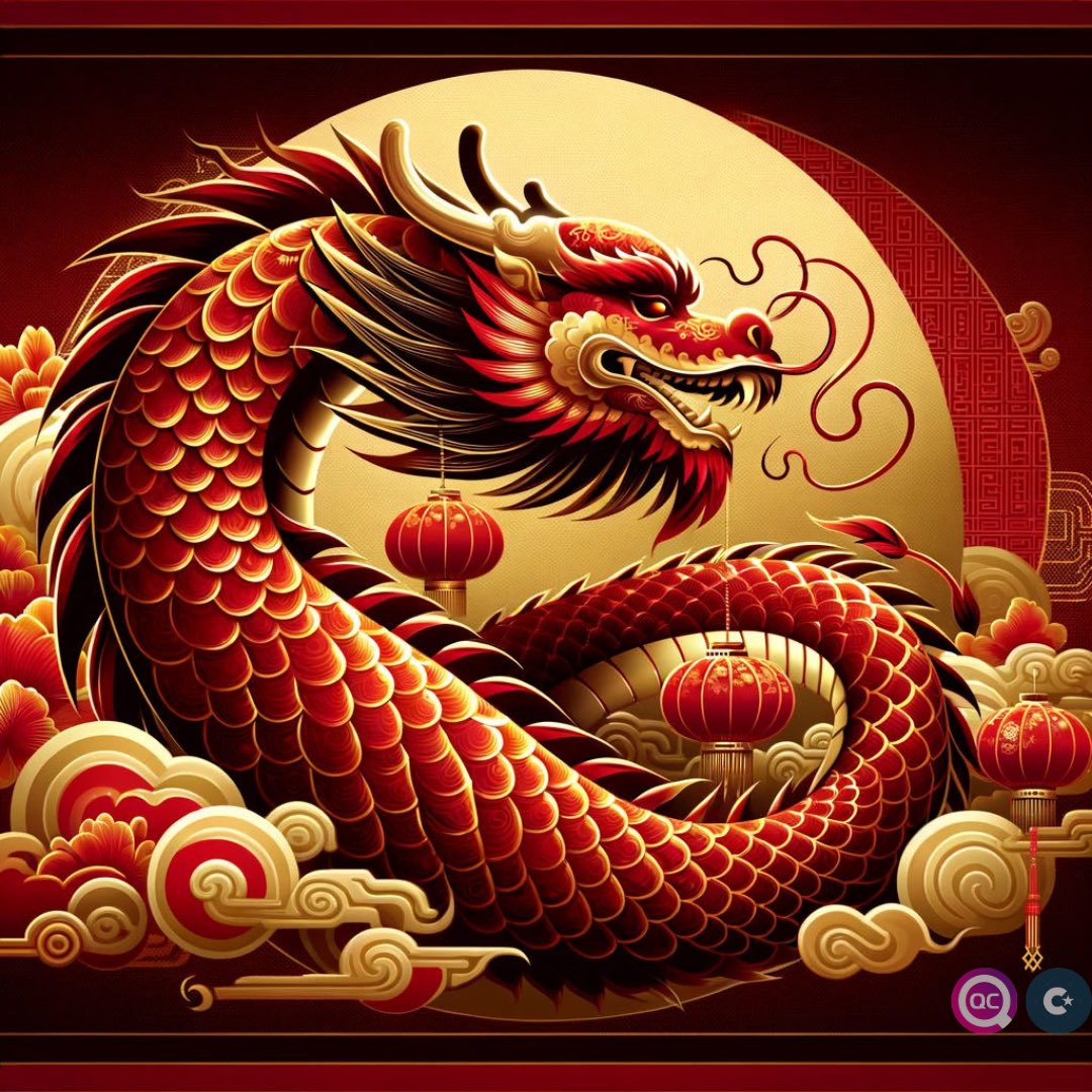 Embracing the Year of the Dragon 🐉! Wishing everyone prosperity and happiness. #YearOfTheDragon #NewBeginnings 🎉