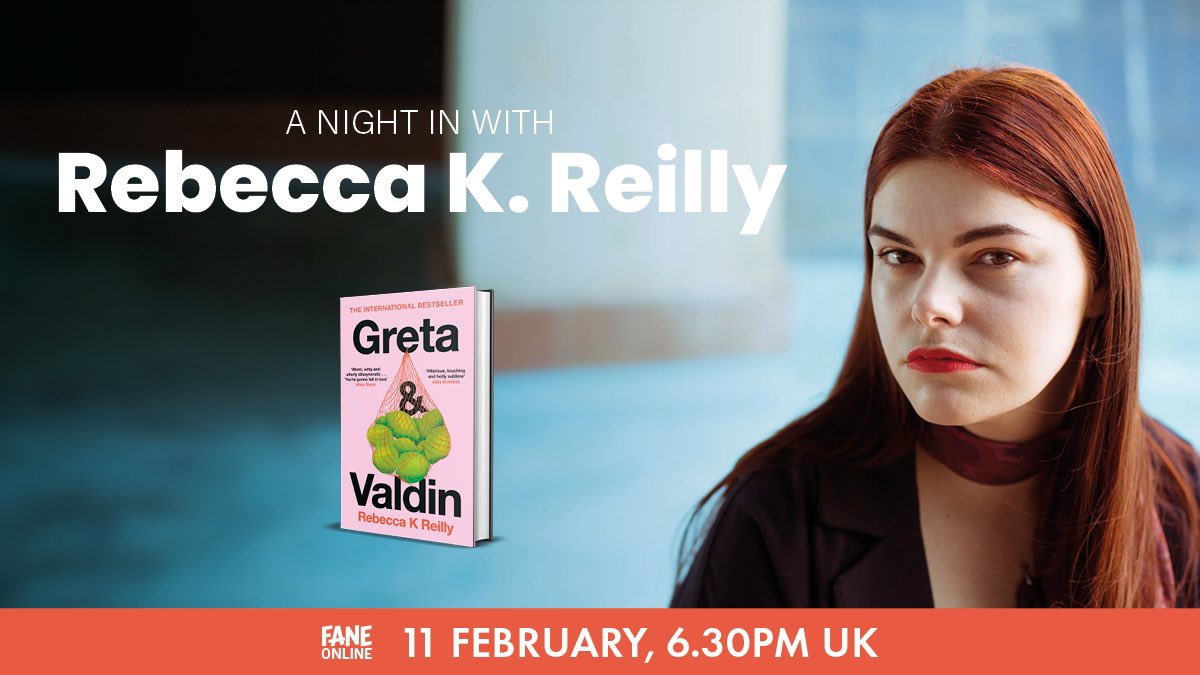 🍋🍏 “I’ll never be as funny as @rebeccakreilly (and that’s OK).” - @JuliaArmfield Tonight, we put that to the test! Julia & Rebecca will be in conversation on #FaneOnline from 6:30pm, discussing the global bestseller #GretaAndValdin. 📝 Register FREE: fane.co.uk/rebecca-k-reil…