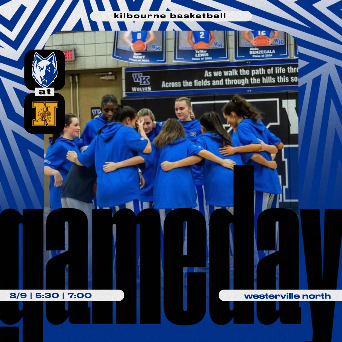 WKWBK's tweet image. IT’S GAMEDAY!! 
Get it done tonight in Westerville, Wolves!! #ForTheWolves