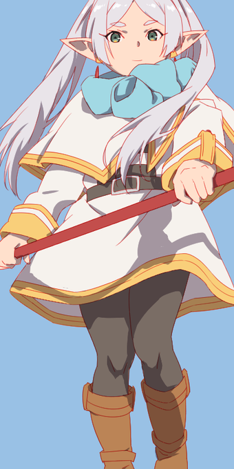 今年の最多候補
#フリーレン は水色で背景塗っておけば映える 