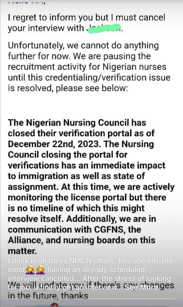 @ogolindalucy @Nigeria_NMC see the frustrations you subject nurses to
This is very painful 
#NotoNMCNverficationrule 
#NotoNMCNVerification 
@ruffydfire 
@DrTunjiAlausa 
@Fmohnigeria