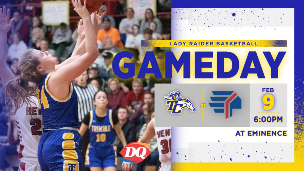 Lady Raiders travel to Eminence tonight to take on the Warriors! It's a varsity only game with tip at 6:00! #GoLadyRaiders #RaiderCountry
