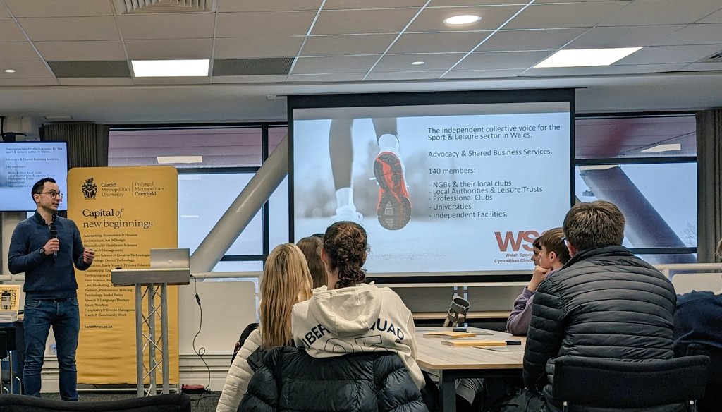 Delighted to contribute to #CareersInSportLive. An opportunity to share the work of the WSA & the various roles across the sector. Also, a nice chance to collaborate with members & promote the WSA Volunteer Hub to the 200 students present. Thank you for the invite @CareerinSport