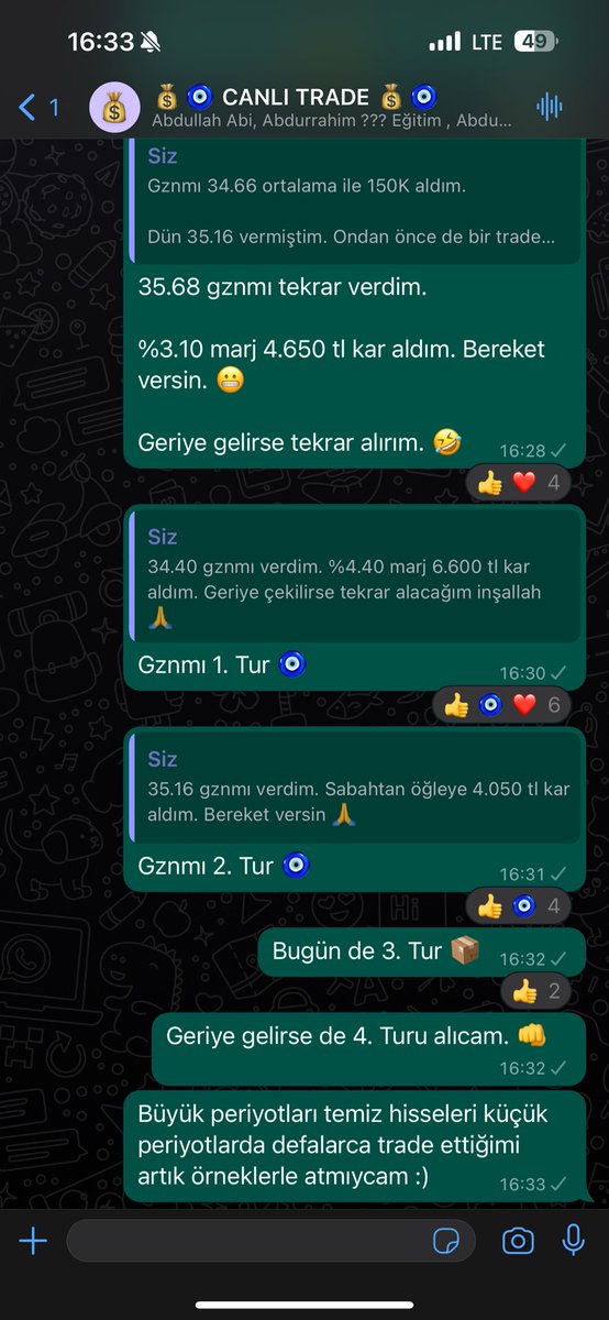ZeytinciTrader's tweet photo. #gznmı 

1 değil 2 değil 3 tur 💰💰 

Paketttt 💰🧿 https://t.co/tjoJRBgtaI
