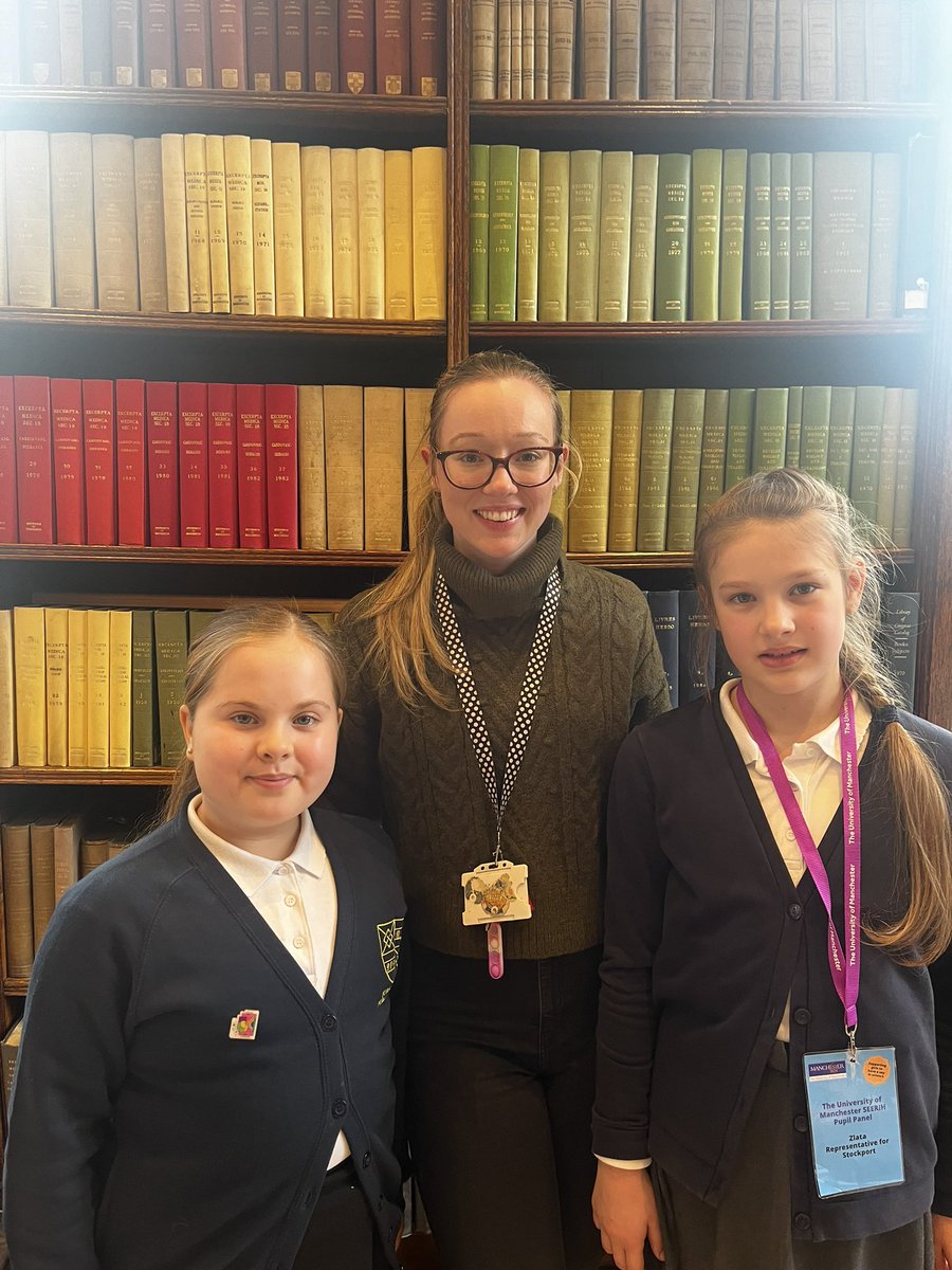 Vernon56KS2's tweet photo. Miss Ridgway has had a really exciting morning at The University of Manchester with Izzy and Zlata! We have been finding out all about inclusivity and diversity in Science! We then had a networking afternoon tea with some academics from the university! #VPPScience @UoMSEERIH https://t.co/UcRoWLmPRK