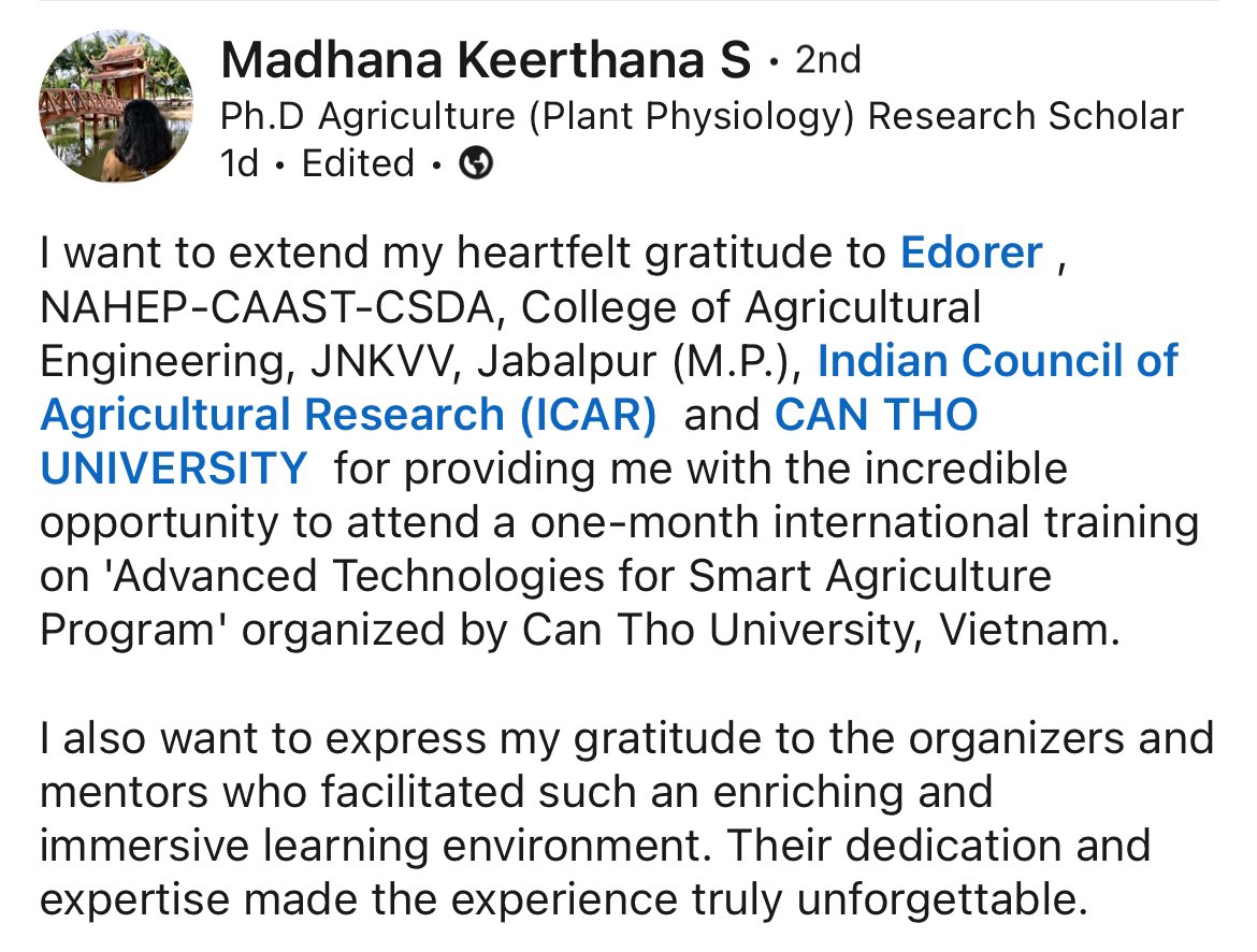 edorerglobal's tweet photo. “I want to express my gratitude to the organizers and mentors who facilitated such an enriching and immersive learning environment. Their dedication and expertise made the experience truly unforgettable.”
Madhana Keerthana
JNKV, India
#edorer #bootcamps #summerprograms https://t.co/VMGZwIu2Hk