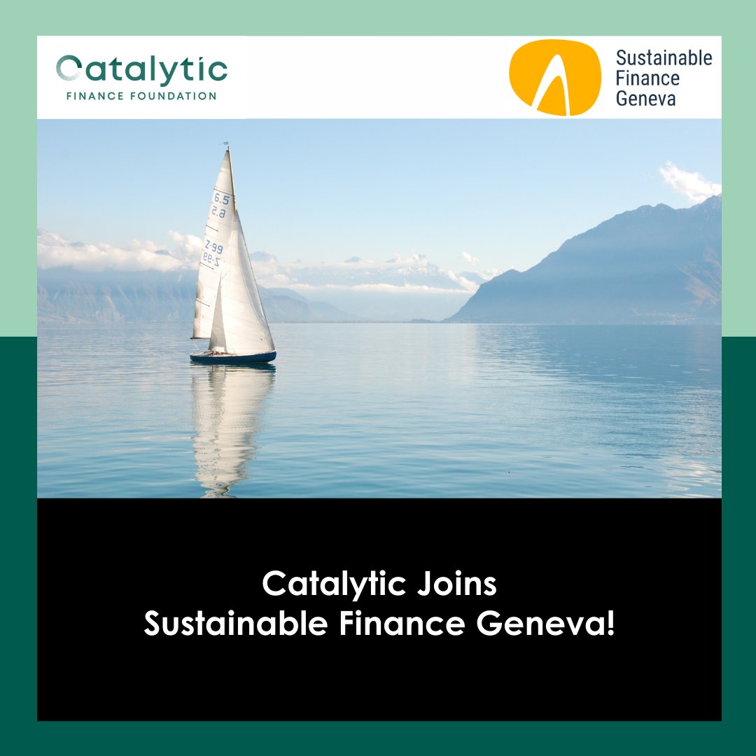 We're thrilled to announce that <a href="/Catalytic_Fdn/">Catalytic Finance Foundation</a> has become a member <a href="/SFGeneva/">SFG - Sustainable Finance Geneva</a> !

By becoming a member, we enhance our commitment to catalyzing positive change in the finance sector, promoting sustainable investments, and fostering collaboration within the Geneva ecosystem.