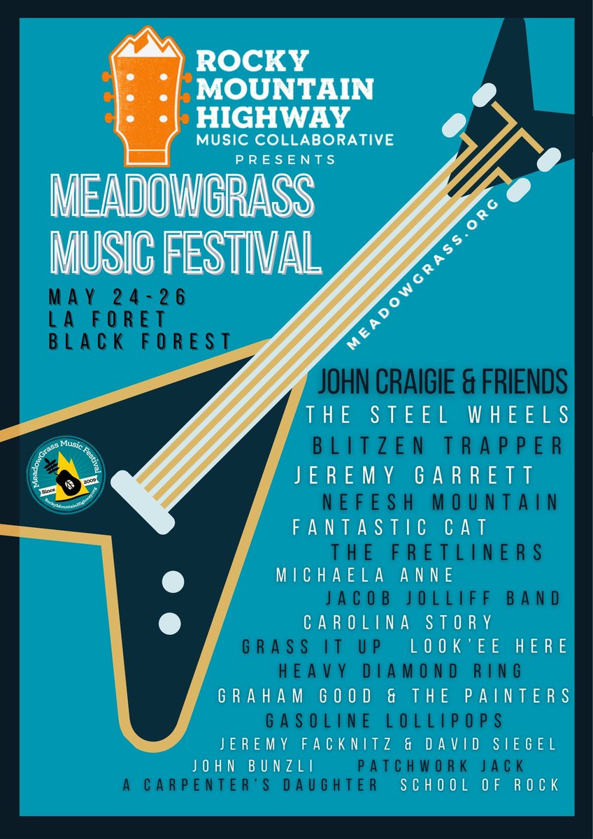 Coloradoooooo so stoked to announce two festivals this year in your beautiful state. It has been too long. ♥️ @RMH_MeadowGrass & @planetbluegrass Folks Fest!