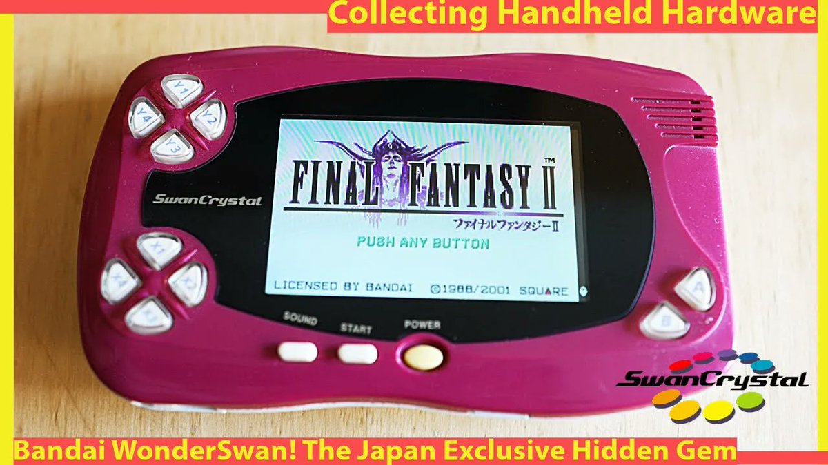 VEsoterica's tweet image. I love #handheld gaming as much as anything and the #BANDAI #WonderSwan is a legit awesome piece of hardware with some great games and translations...but go see! or play on #MiSTerFPGA or #AnaloguePocket youtu.be/cltaB9DZd4A #gaming #gaming_news #GamingNews #videogames