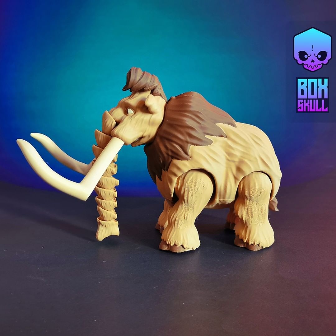 BoxSkull3D's tweet photo. FLEXI - MAMMOTH MANNY
New design available now on @Cults3D
https://t.co/FbtjCVjuXh
#boxskull #animalprit #cults #Manny #printst #print3d #animalprint #cults3d #animals #animalslover #prehistoric #ice #mammoth #bambulab https://t.co/hqddp9Qiss
