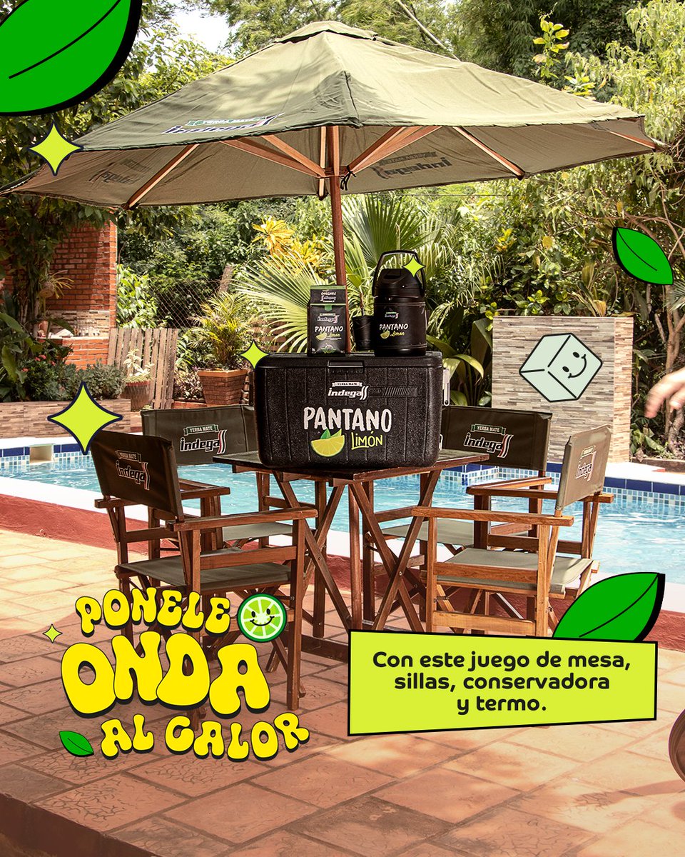 yerbamateindega's tweet photo. ¡En el mes del tereré, le damos una trompada al hakuroo, con este premio! 😎

Contanos 🤔, ¿con qué Yerba Mate Indega le ponés onda al calor? 🤩 Mejor si nos compartis una foto 🤪
Sorteamos:
✅Un juego de jardín.
✅Una conservadora
✅Un termo y full yerbas

#MesdelTerere https://t.co/h8LuVUltmc