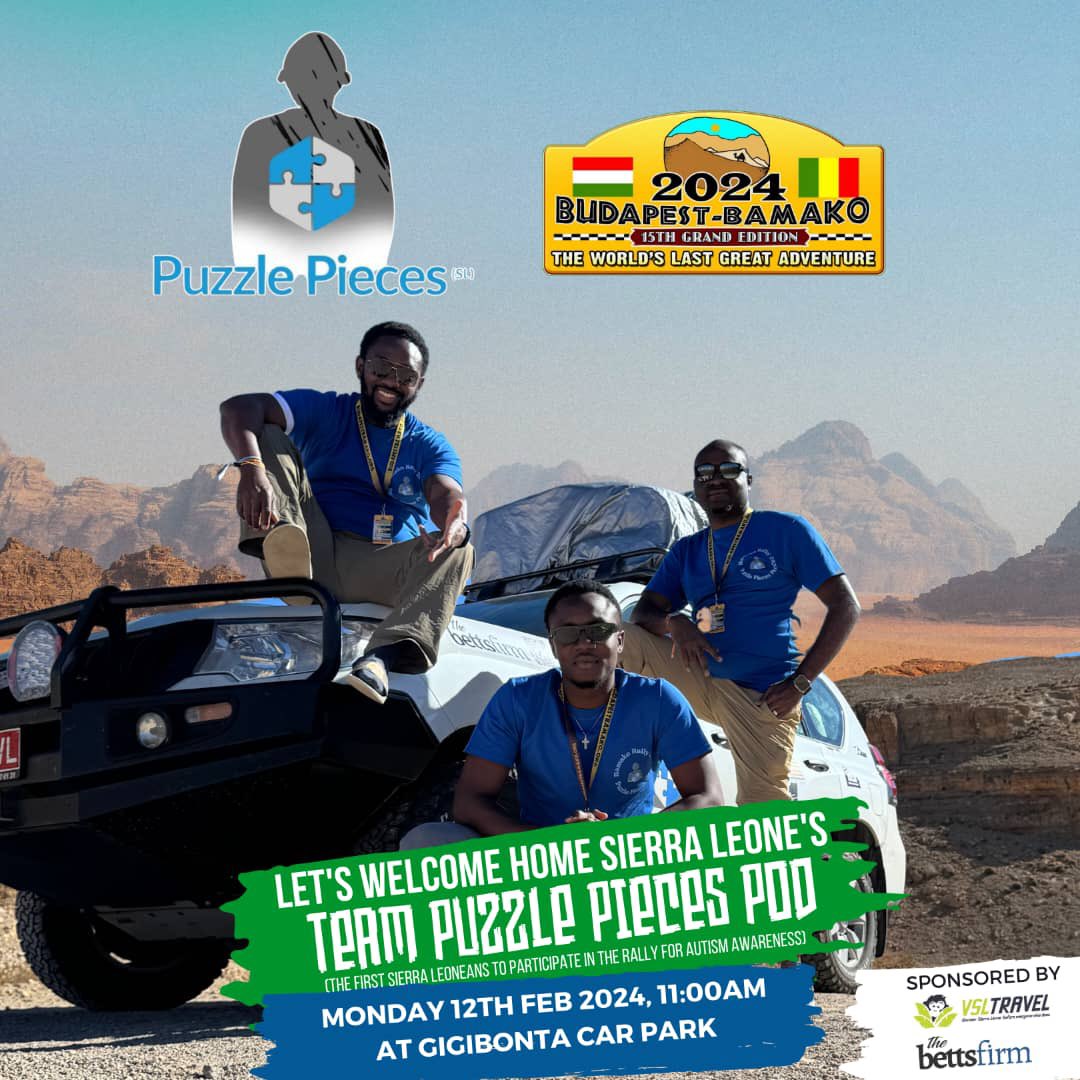 Dear Ibrahim Cole and team, To say I’m proud of you is an understatement. Three friends, IB Cole, Drizilik and Mohamed Warritay, are on their way to Sierra Leone after taking part for the first time in the #budapestbamako2024 rally, driving 9000km from Europe to Africa. The