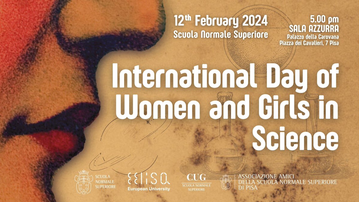 L’11 febbraio è la "Giornata internazionale delle donne e delle ragazze nella scienza", istituita dall'ONU nel 2015. Per l'occasione la Normale organizza un workshop che esplora il percorso delle donne nel mondo scientifico. Tutte le info su: sns.it/it/evento/inte…