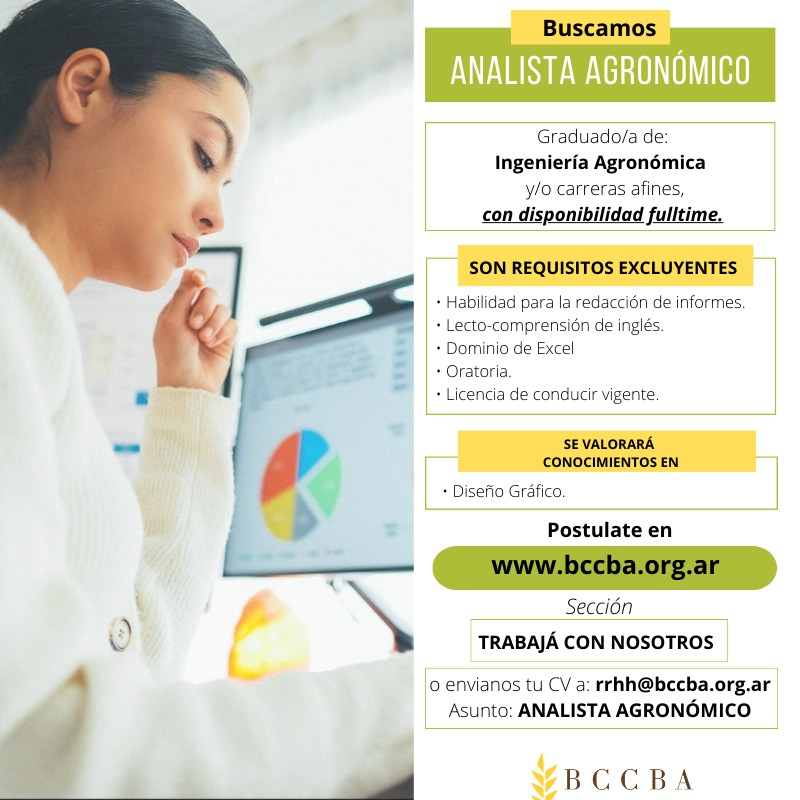 BCCBA's tweet photo. Te estamos buscando 👨🏽‍💻👩🏽‍💻
.
postulate
https://t.co/bgT2BWsVxa https://t.co/oTvewjgDjq